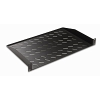 Полка консольная 19", 1U глубина 250мм, нагрузка до 25 кг, чер.