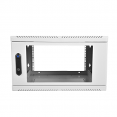 Шкаф  телекоммуникационный настенный 15U (600x480) дверь стекло