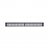 Панель лицевая для выдвижной оптич. полки, 24 SC Duplex/24 LC Quadra, черный