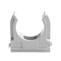 Крепеж-клипса для труб Полистирол д32 (10шт/500шт уп/кор) Промрукав