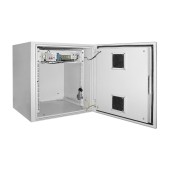 ITK Шкаф уличный 19" 15U 650x600, IP55 металл дверь, серый