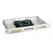 ITK 1U кросс укомплектованный: LC (duplex) 20шт;  (OM4)