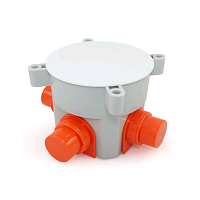 Коробка установочная 80-0530 для заливки бетоном безгалогенная (HF) 70×72 (120 шт/кор) Промрукав