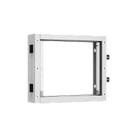 Пристенная поворотная секция TLK 19", 9U, Ш600хВ503хГ156мм, 1 пары L-образных монтажных направляющих, серый RAL 7035.