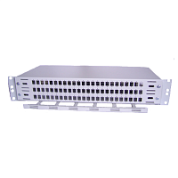 Коммутационная панель ВО 19" 2U 48xSC(LC), сплайс-кассета