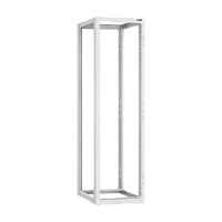 Монтажная стойка двухрамная раздвижная 19", 42U, Ш550xВ1995xГ(600-1000) мм, шаг регулировки 50 мм, в разобранном виде, цвет серый RAL 7035