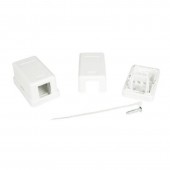 Универсальная розетка, 1 порт  для модулей Keystone