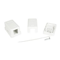 Универсальная розетка, 1 порт  для модулей Keystone