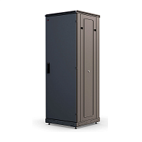 Шкаф телекоммуникационный напольный 19", 33U(600x1000), ШТ-НП-М-33U-600-1000-М-Ч, передняя дверь металл, черный ССД