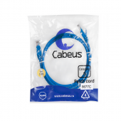 Патч-корд U/UTP, категория 6, 2xRJ45/8p8c, неэкранированный, синий, PVC, 1м