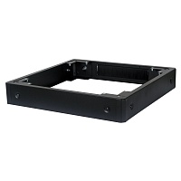 Цоколь для напольных шкафов 600х600 с щеточным вводом, чер.