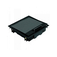 Люк на 8 модулей 45х45 мм KDO Q2 SR5 9005 (30316.49), чёрный