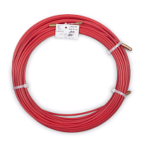 Устройство для протяжки кабеля в стояках и трубах межэтажных конструкций мини УЗК в бухте, 30м (диаметр стеклопрутка 6 мм)