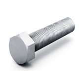 Болт М8х55 DIN 933 полнонарезной, класс прочности 5.8, гальван. цинк