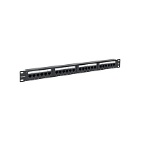 Патч-панель TERACOM 19'' Cat.5E 1U неэкранированная UTP 24 порта RJ-45 110 IDC