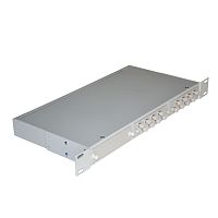 Кросс NTSS оптический 19" предсобранный, 1U, 16 портов FC, 9/125мм, (розетки, сплайс, КДЗС, пигтейл)
