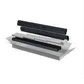 ITK LINEA E Компл. стоек и профилей шкафа 24U чер.