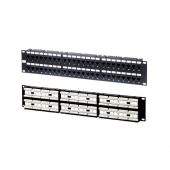 Патч-панель 19", 2U, 48xRJ-12, телефонная
