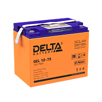 Аккумуляторная батарея Delta GEL 12-75