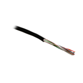 Кабель витая пара, неэкранированная U/UTP, категория 3, 10 пар (24 AWG), одножильный (solid), внешний, PE, -40°C до +50°C, черный
