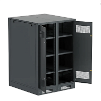 ITK LINEA B Шкаф (пустой) 1350х900мм дверь двуст. мет. чер.