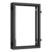 Пристенная поворотная секция TLK 19", 18U, Ш600хВ904хГ156мм, 1 пары L-образных монтажных направляющих, черный RAL 9005.