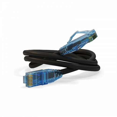 Hyperline PC-LPM-UTP-RJ45-RJ45-C6-5M-LSZH-BK Патч-корд U/UTP, Cat.6, LSZH, 5 м, черный