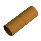 Патрубок-муфта с ограничителем бук д50 (12шт/144шт уп/кор) Промрукав