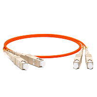 Патч-корд волоконно-оптический (шнур) MM 62.5/125, SC-SC, 2.0 мм, duplex, LSZH, 3 м