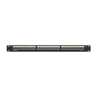 Патч-панель 19",1U,CAT5E, 24 модуля RJ45, экранированная