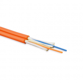 Кабель волоконно-оптический 62.5/125 (OM1) многомодовый, 2 волокна, duplex, zip-cord, плотное буферное покрытие (tight buffer) 3.0 мм