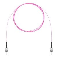 Шнур оптический монтажный (пигтейл), ST-ST, OM4, нг(А)-HF, маджента, 3,0 м
