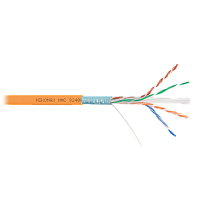 Кабель NIKOMAX F/UTP 4 пары, Кат.6a (Класс Eа), тест по ISO/IEC, 500МГц, одножильный, BC (чистая медь), 23AWG (0,57мм), полимерный материал нг(А)-HF, 