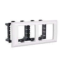 Рамка-суппорт "Avanti" для "In-liner Front", белый, 4 модуля