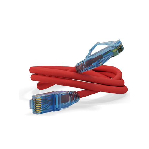 Hyperline PC-LPM-UTP-RJ45-RJ45-C6-1M-LSZH-RD Патч-корд U/UTP, Cat.6, LSZH, 1 м, красный