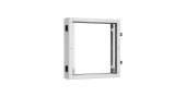 Пристенная поворотная секция NIKOMAX 19", 12U, Ш600хВ636хГ156мм, 1 пары L-образных монтажных направляющих, серый RAL 7035.