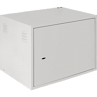 Настенный антивандальный шкаф, 9U, Ш600хВ470хГ450мм, серый