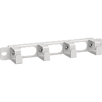 ITK Каб. орг. 10" 1U 4 кольца для шкафа 10" LINEA WS серый