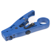 Инструмент для зачистки и обрезки витой пары (UTP/STP) и телефонного кабеля диаметром 3.2 -9 мм, с регулировкой