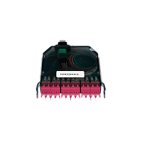 Кассета NIKOMAX волоконно-оптическая, для MTP/MPO кросса, 1 слот, многомодовая 50/125 мкм, стандарта OM4, 1xMTP/male - 12xLC/UPC, полярность А, премиу