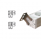 Крепежный набор для розеток PZ правый