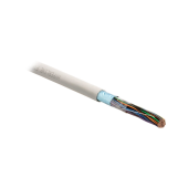 Кабель витая пара, экранированная F/UTP, категория 3, 25 пар (24 AWG), одножильный (solid), экран - фольга, LSZH нг(А)-HF, –20°C - +60°C, серый
