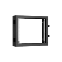 Пристенная поворотная секция TLK 19", 9U, Ш600хВ503хГ156мм, 1 пары L-образных монтажных направляющих, черный RAL 9005.