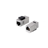 Проходной адаптер формата Keystone, RJ45-RJ45 (8p8c), категория 5е, экранированный