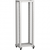 ITK LINEA F Стойка 2-рамная на рол. 42U 600х600мм серая