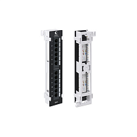 Патч-панель настенная, 12 портов RJ-45, категория 6, с подставкой, Dual IDC