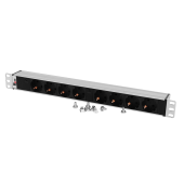 Гор блок розеток Rem-32, 1×32А, инд, 8S, 19", колодка