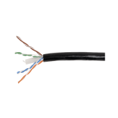 ITK Витая пара U/UTP кат.6 4х2х23AWG solid LDPE черный (305м)