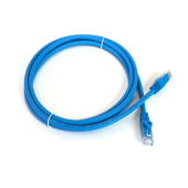 Шнур коммутационный (патч-корд) U/UTP, Кат.6, LSZH нг(А)-HFLTx, цвет синий, 1.0 м