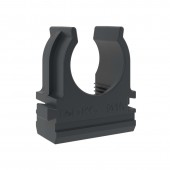 Держатель с защелкой, д.20мм, черный